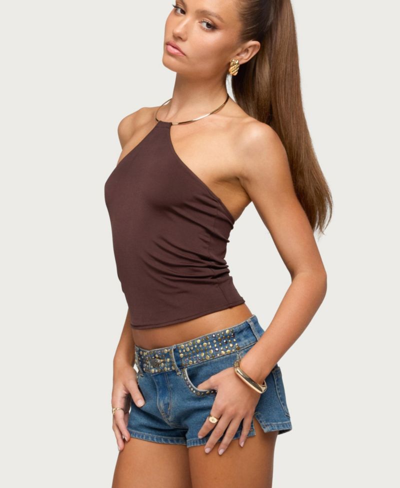 Women's Libie Chain Halter Top