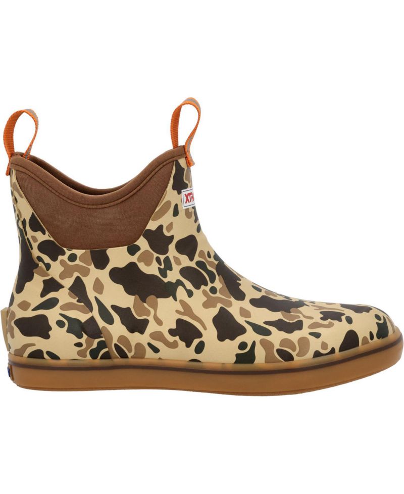 Men's Duck Camo Ankle Deck Boot