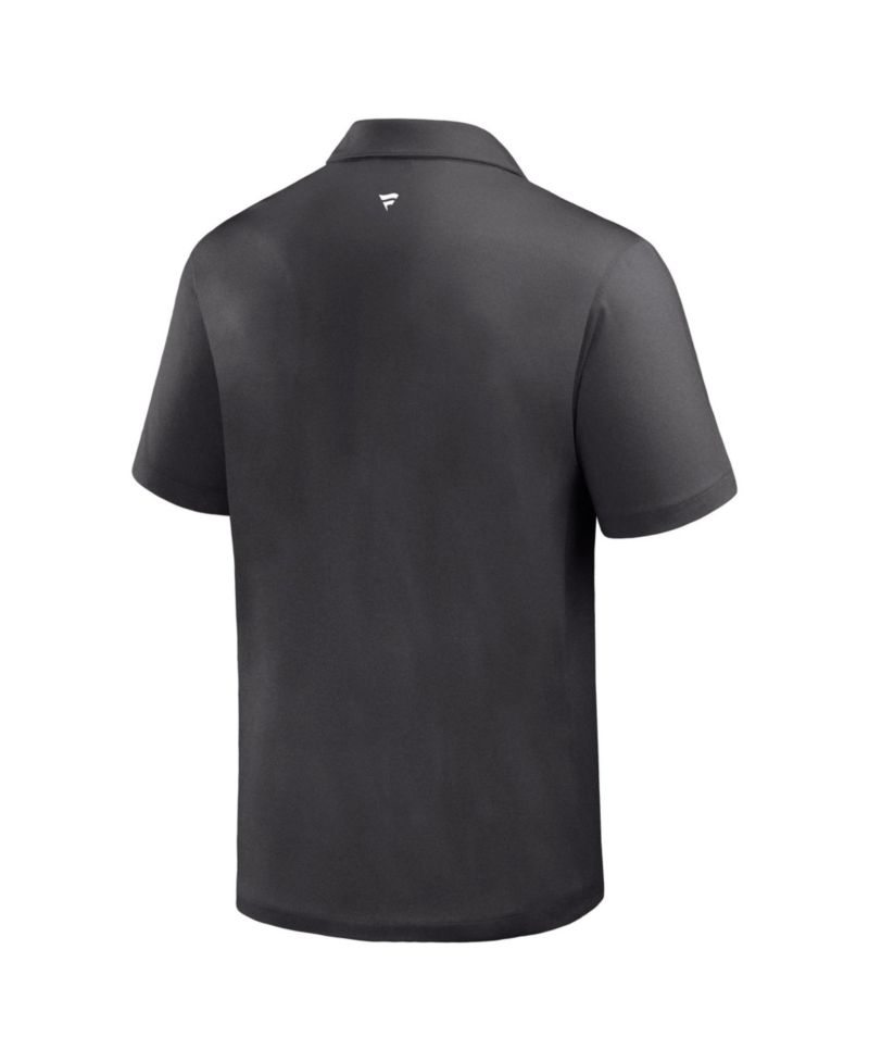 Men's Charcoal Kansas City Chiefs Clutch Polo Shirt