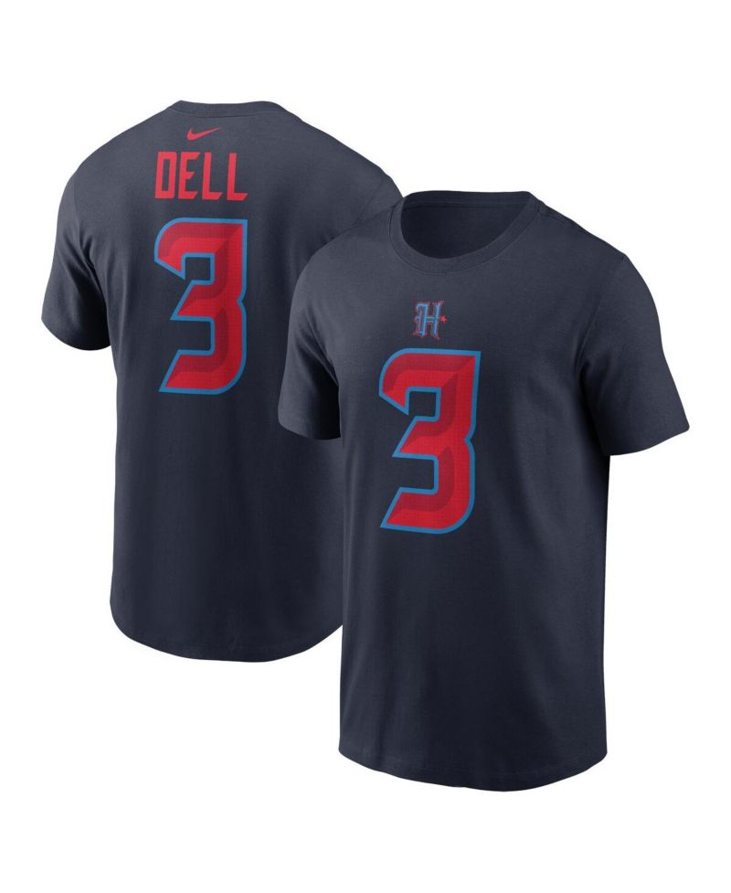 Men's Tank Dell Navy Houston Texans Name & Number T-Shirt
