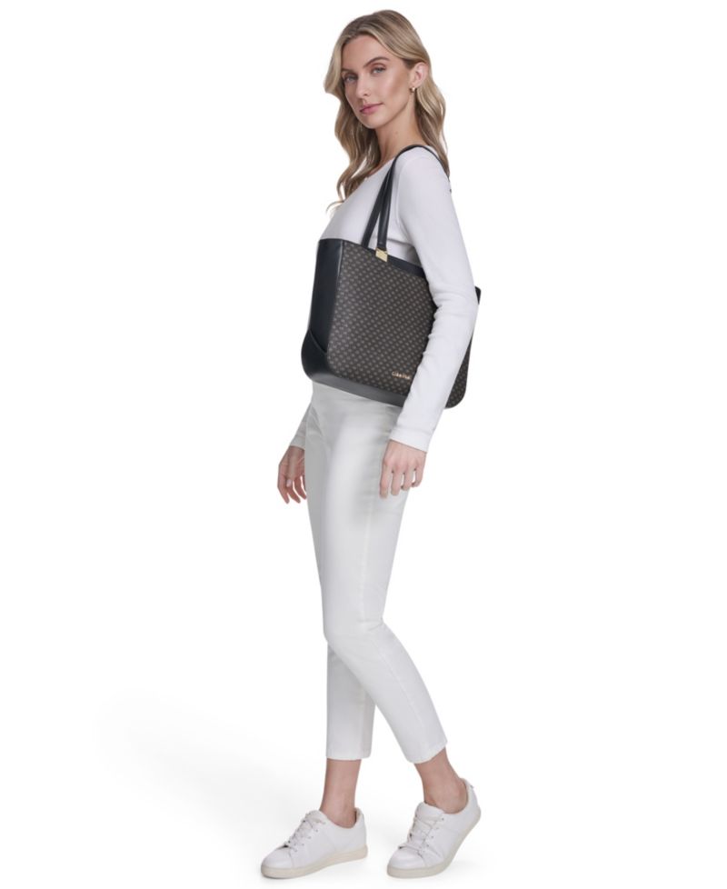 Akari Large Signature Tote Handbag