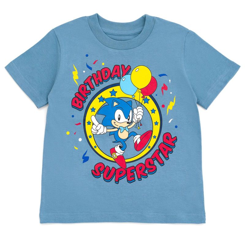 Little Boys (5-12) Sonic the Hedgehog Short Sleeve T-Shirt