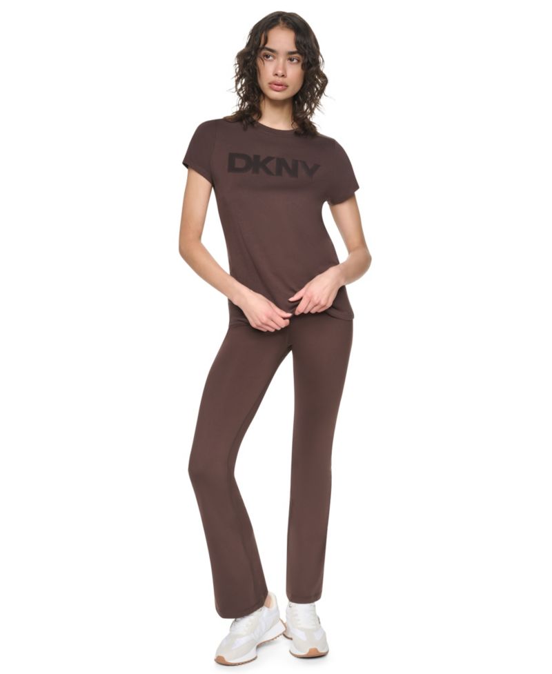 Women's Flocked Logo Crewneck T-Shirt