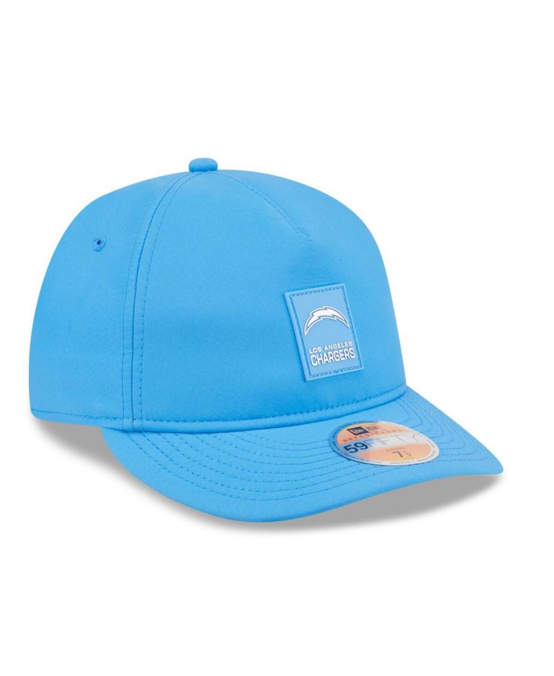 Men's Powder Blue Los Angeles Chargers 2025 Sideline Retro Crown 59FIFTY Fitted Hat