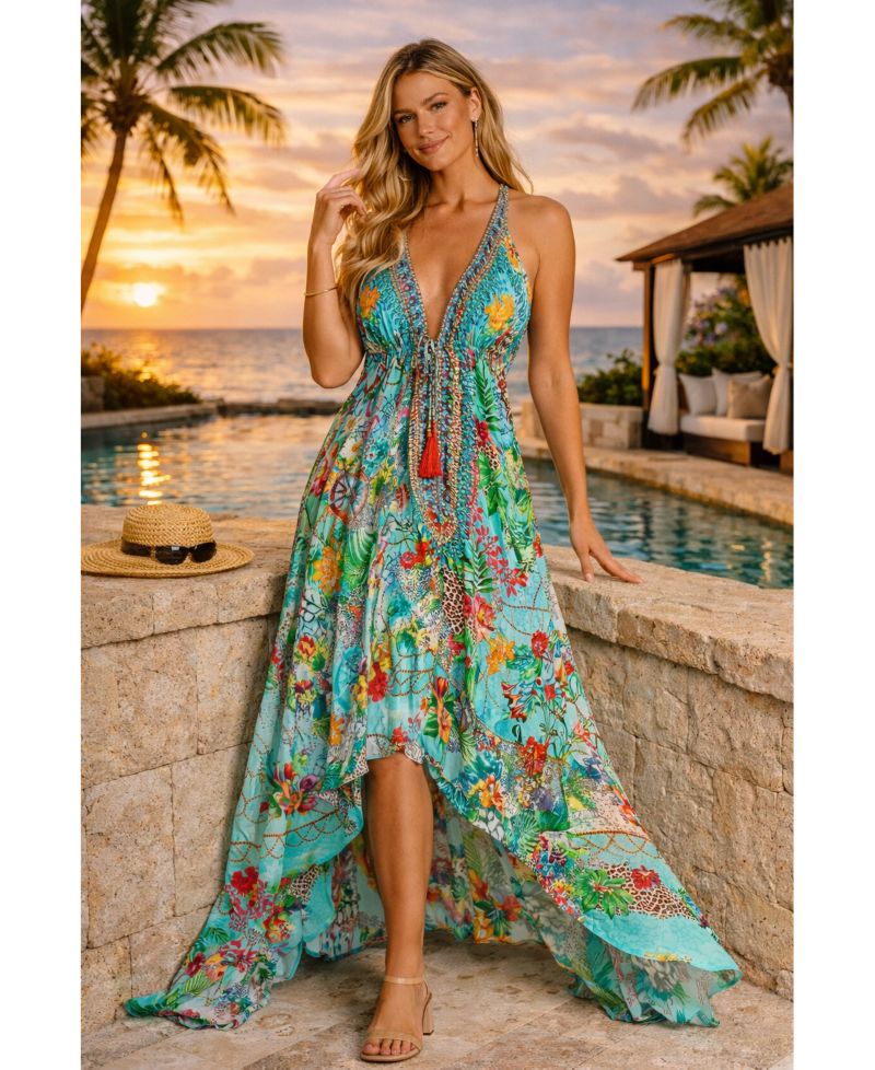 Women's Maxi halterneck Dress