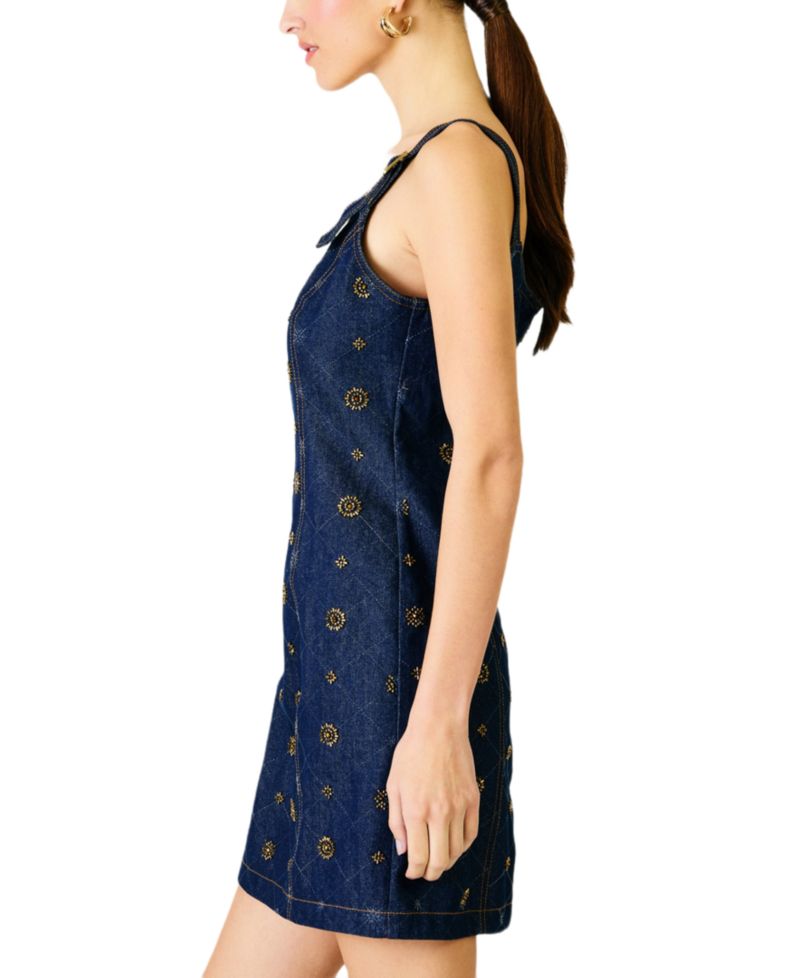 Women's Attina Square Neck A-Line Mini Dress