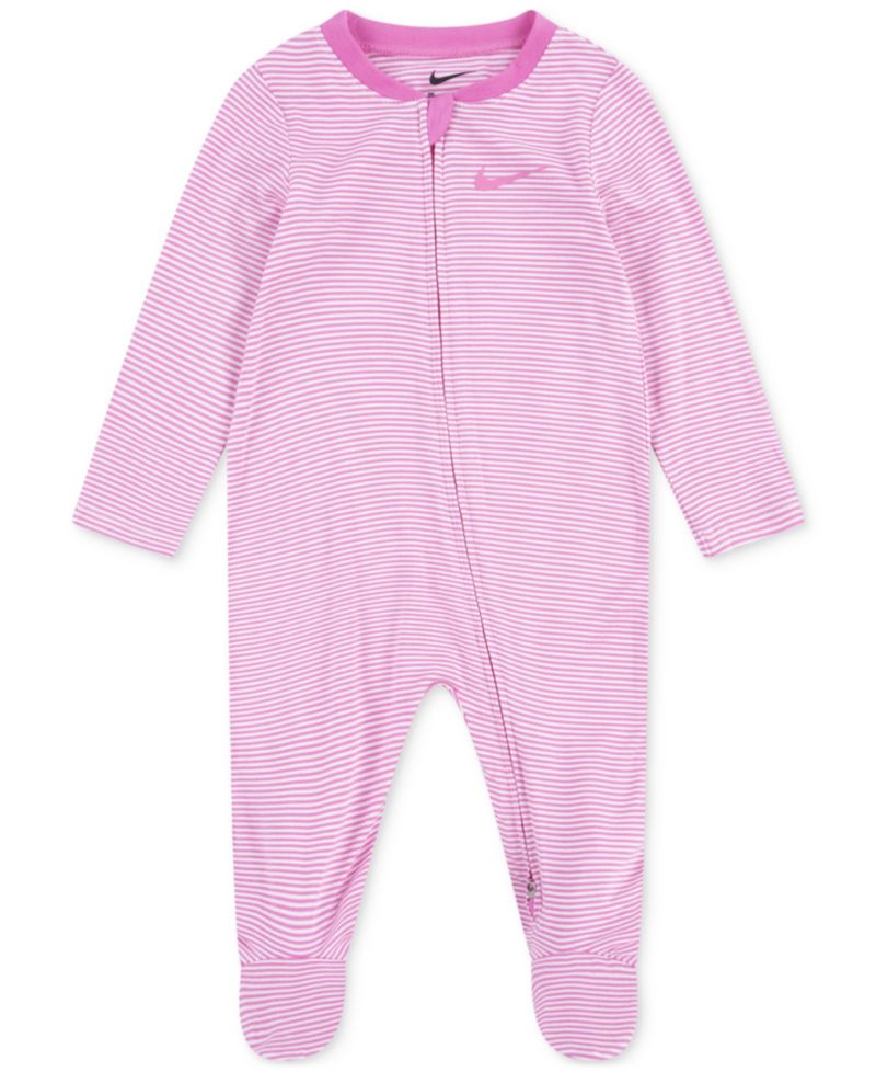 Baby Boy or Girl Viscose Striped Footed Coverall