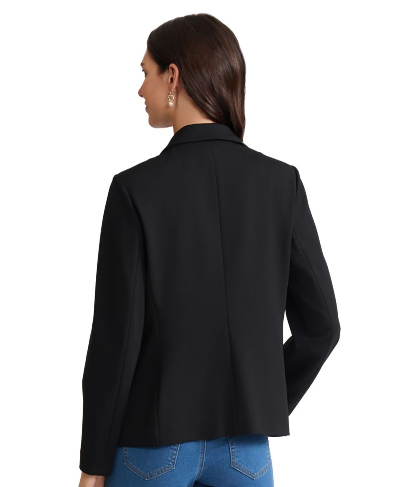 Petite Faux Double-Breasted Blazer