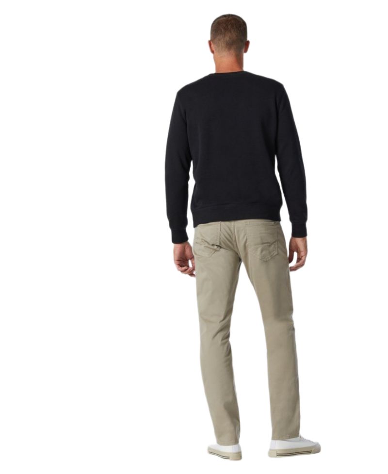 Men's Zach Twill Regular-Rise Straight-Leg Pants