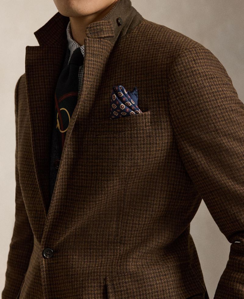 Men's Modern-Fit Plaid Wool-Blend Sport Coat