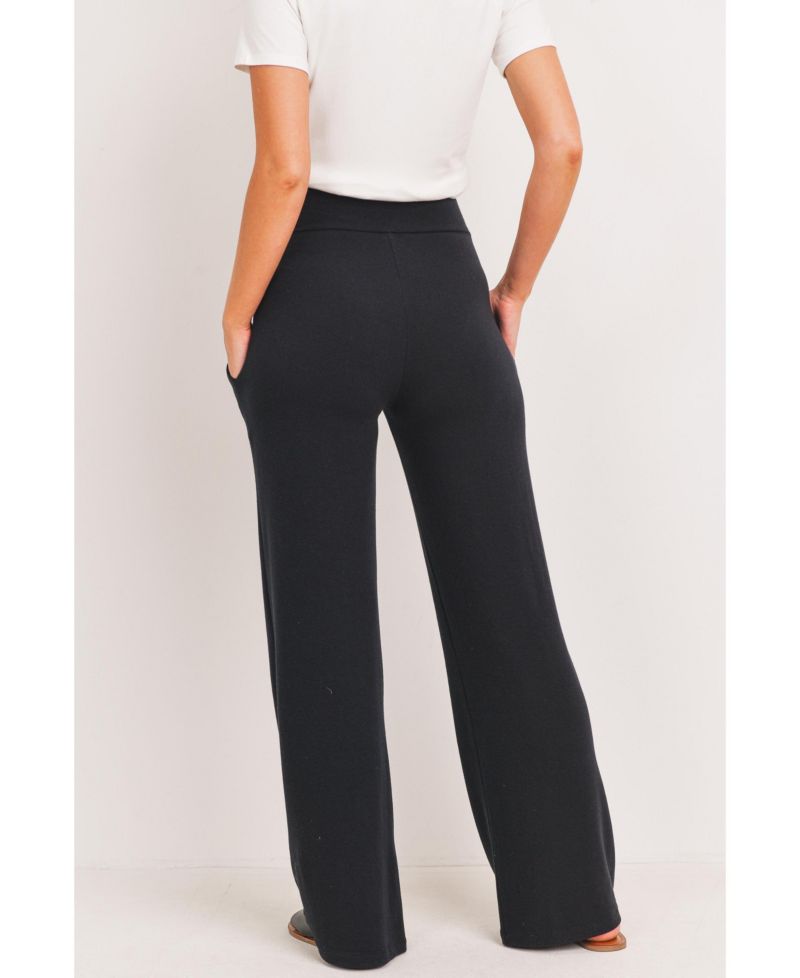 Maternity Over-the-Belly Wide Leg Lounge Pants