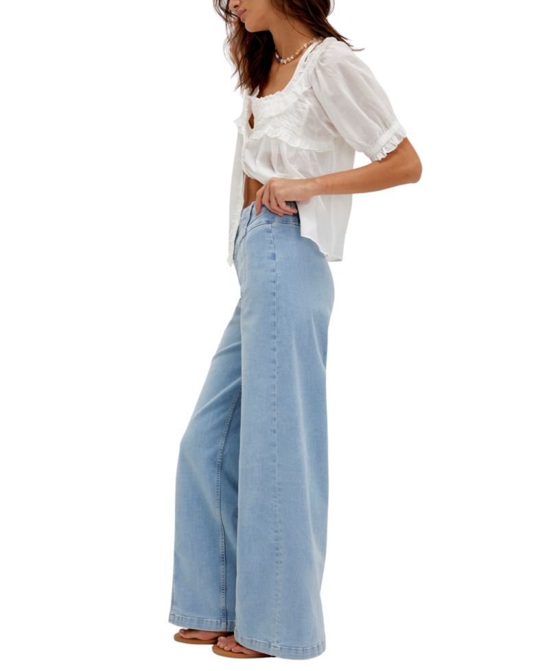 Women's We The Free Libre Front-Seam Wide-Leg Jeans