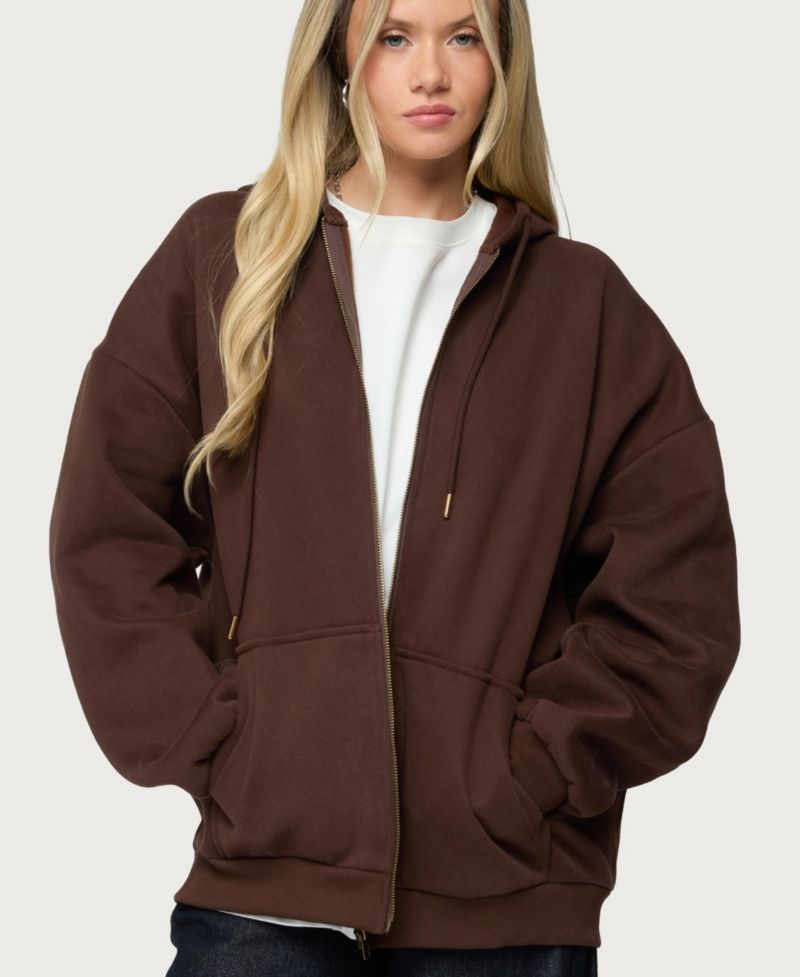 Women's Polyester Cotton Elvie Oversized Hoodie