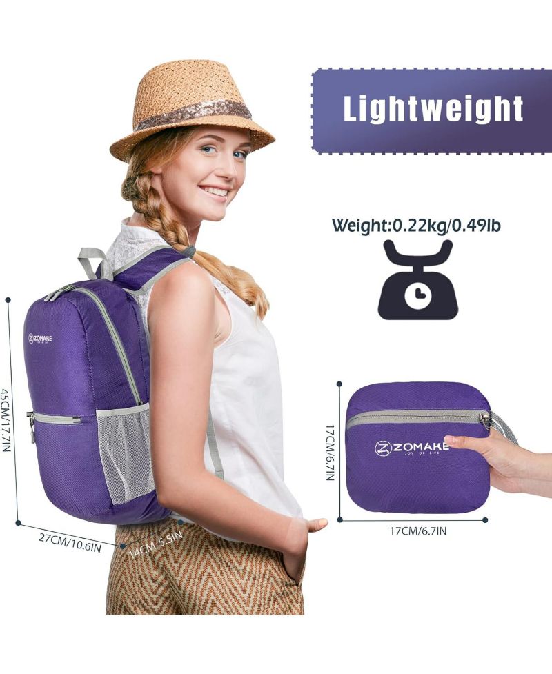 Ultra Lightweight Hiking Backpack 20L, Packable Small Backpacks Water Resistant Daypack for Women Men