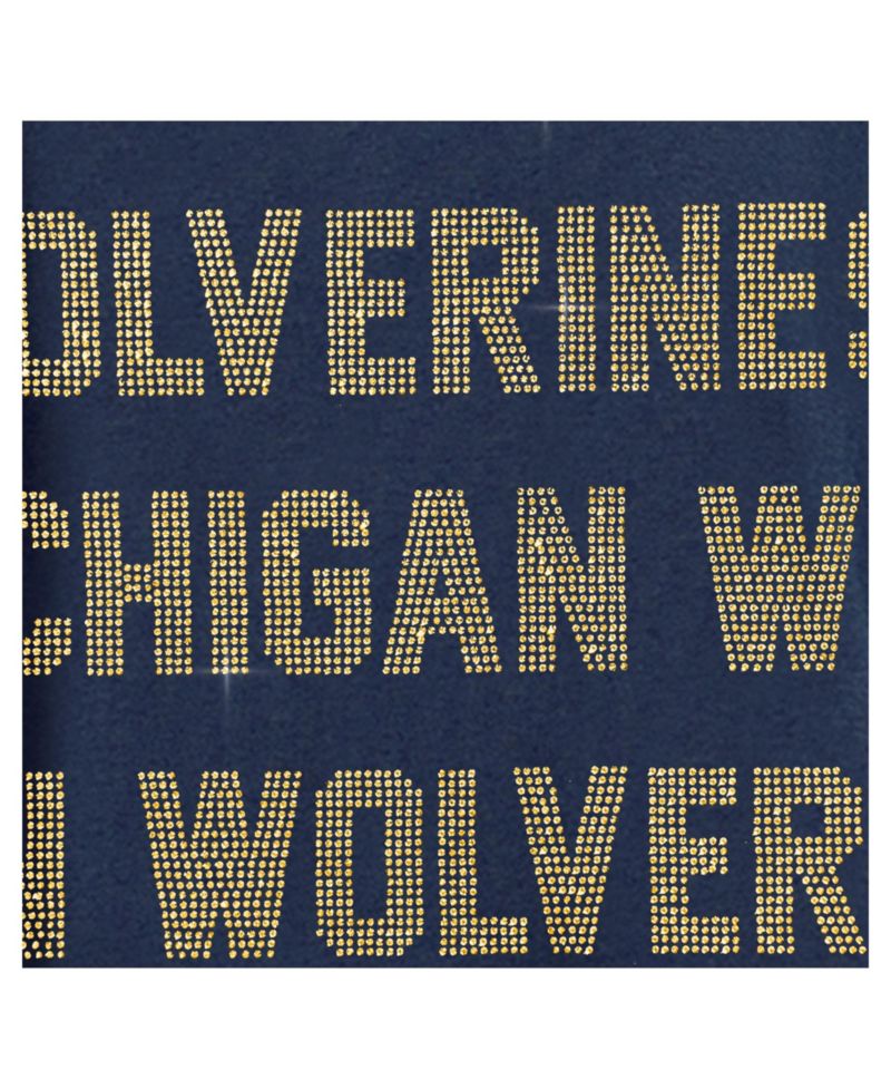 Women's Navy Michigan Wolverines Hype Era Sweatshirt
