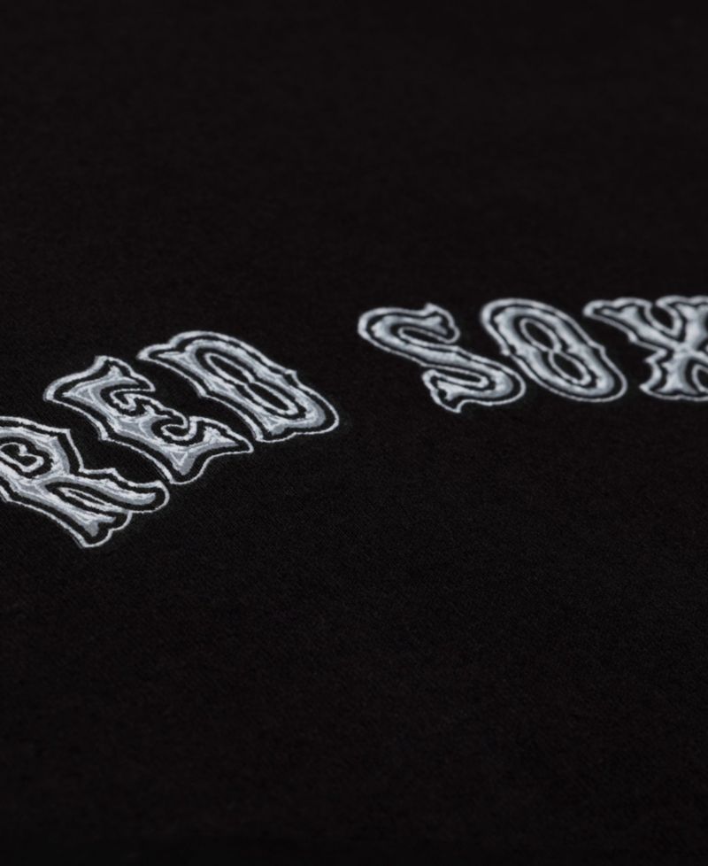 Men's Black Boston Red Sox Chrome Heritage T-Shirt