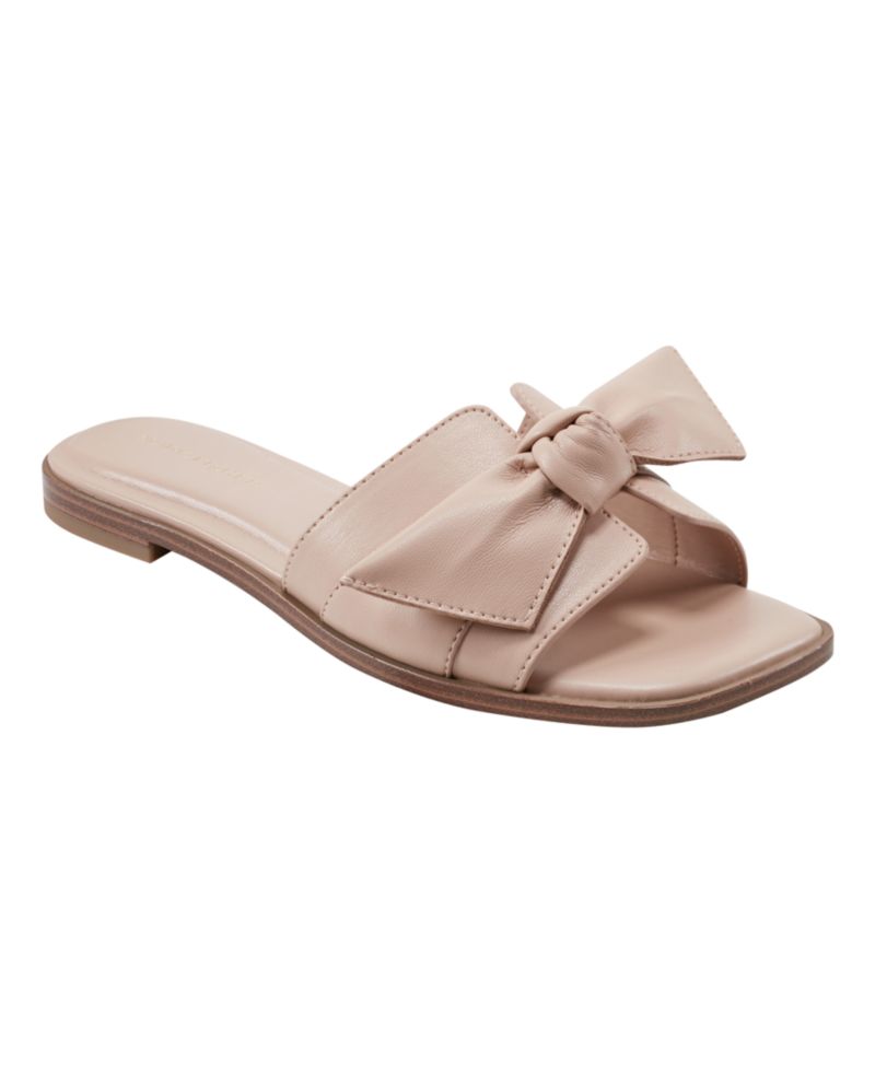 Women's Finey Square Toe Slip-On Flat Sandals