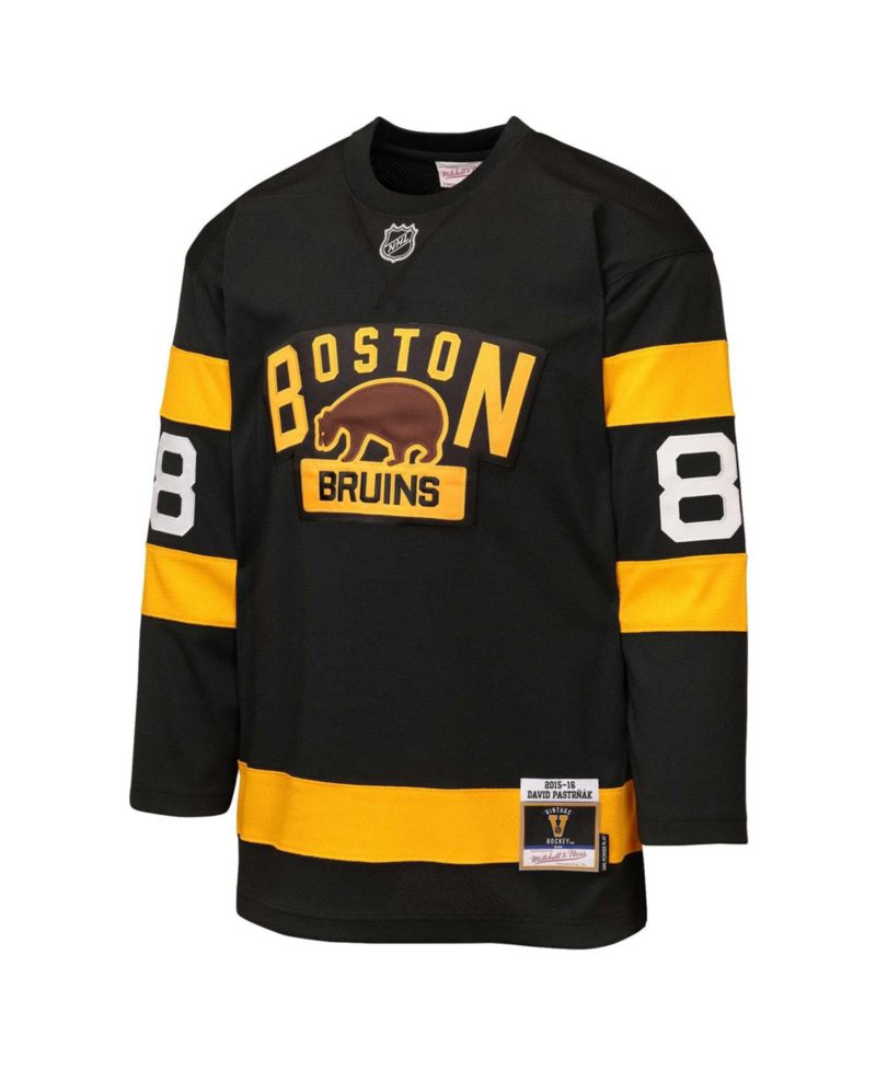 Boys' and Girls' Boston Bruins David Pastrnak 2016 Winter Classic Power Play Jersey