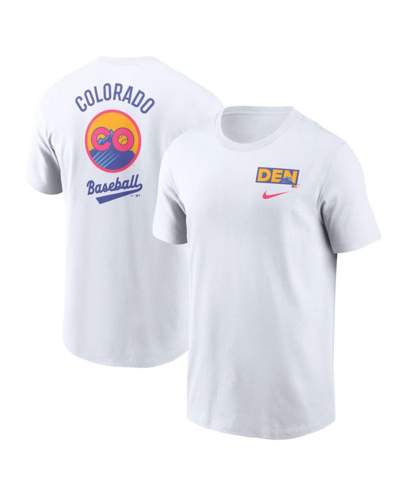 Men's White Colorado Rockies 2025 City Connect Graphic T-Shirt