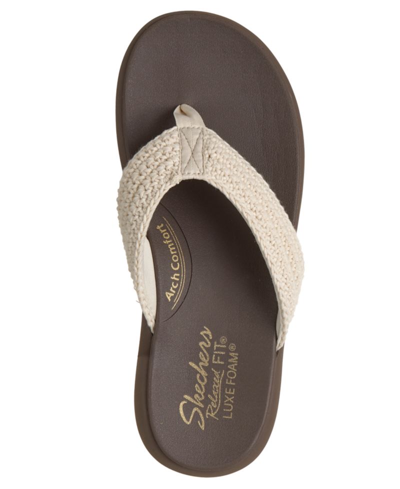 Women's Relaxed Fit: Asana Luxe - Valley Chic 2 Flip-Flop Thong Sandals from Finish Line