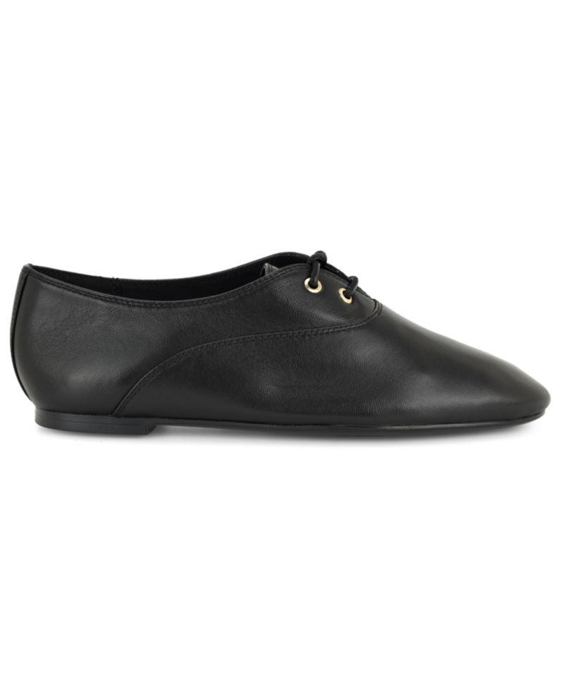 Women's Jazzy Leather Lace-up Oxford Flats