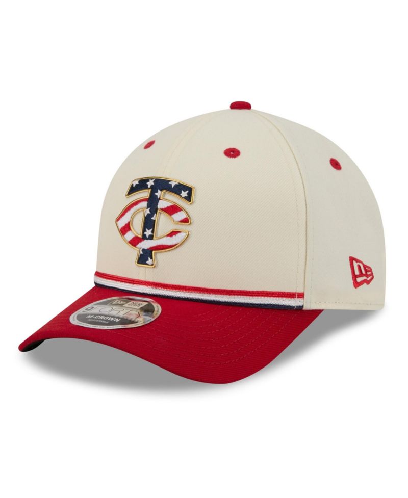 Big Boys and Girls Cream/Red Minnesota Twins USA 250 9FORTY M-Crown Adjustable Hat