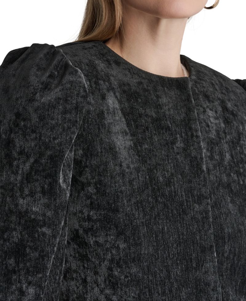 Women's Velvet Cropped Jacket