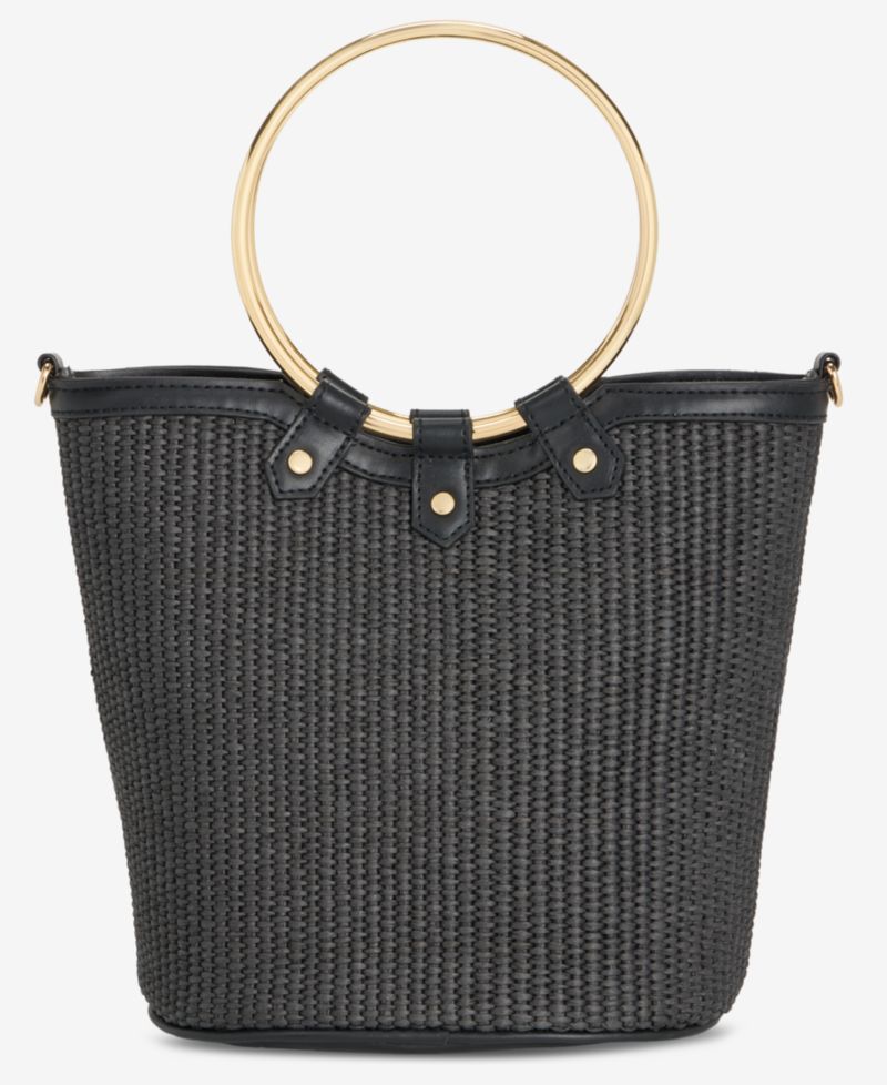 Straw Bucket Bag