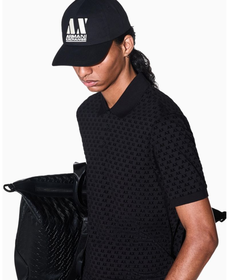 Men's Flocked Logo Cap