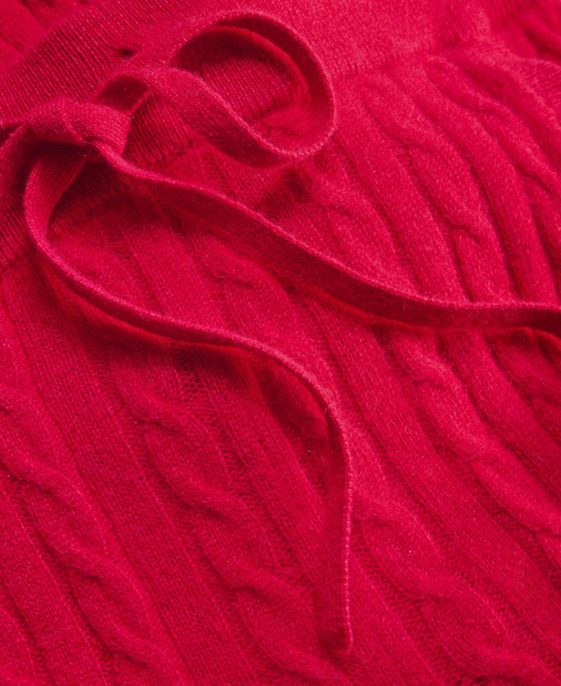 Women's Cable-Knit Wide-Leg Pants