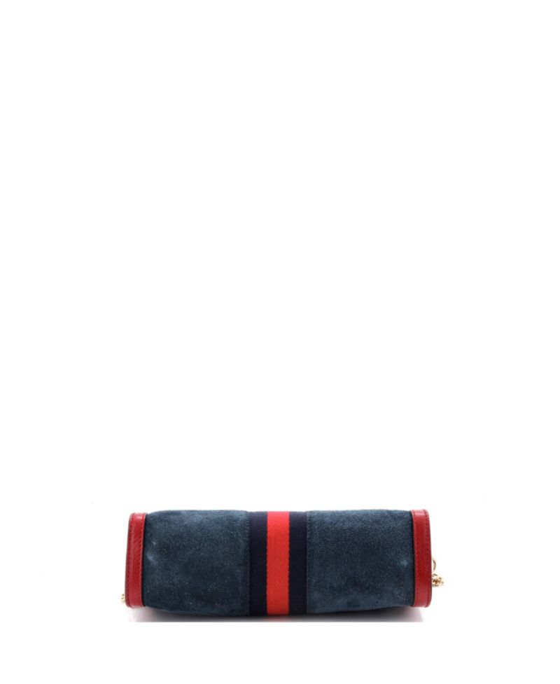 Small Ophidia Chain Shoulder Bag Suede