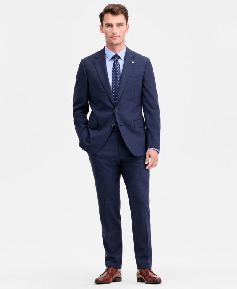 Men's Modern-Fit Wool-Blend Suit Separates
