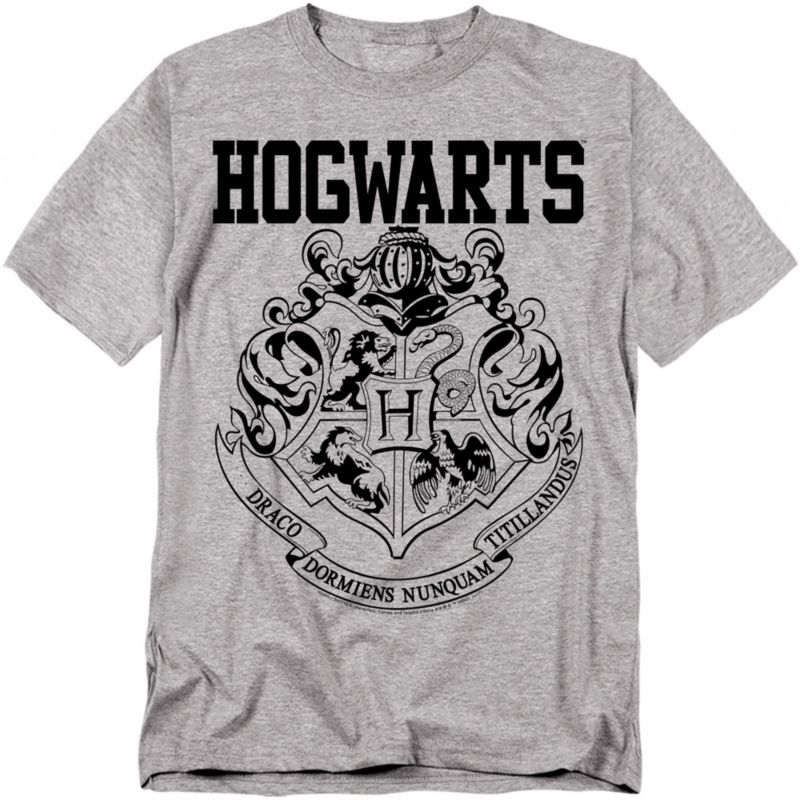 Men's Hogwarts Graphic Athletic T-Shirt