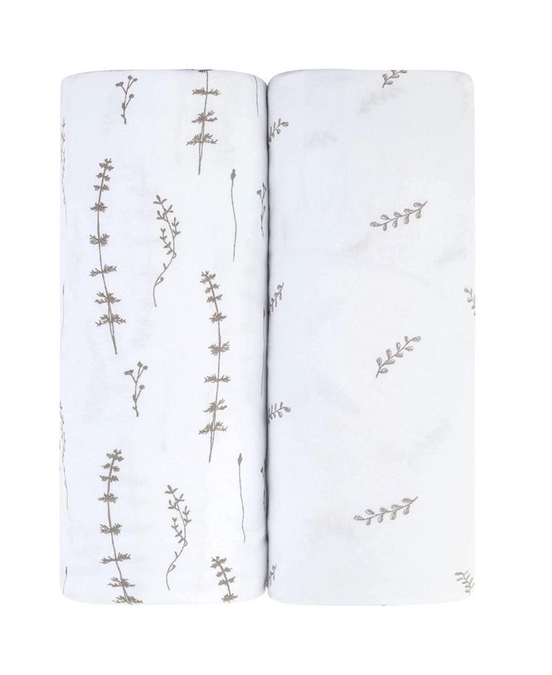 Baby Changing Pad Cover - Cradle Sheet 100% Combed Jersey Cotton