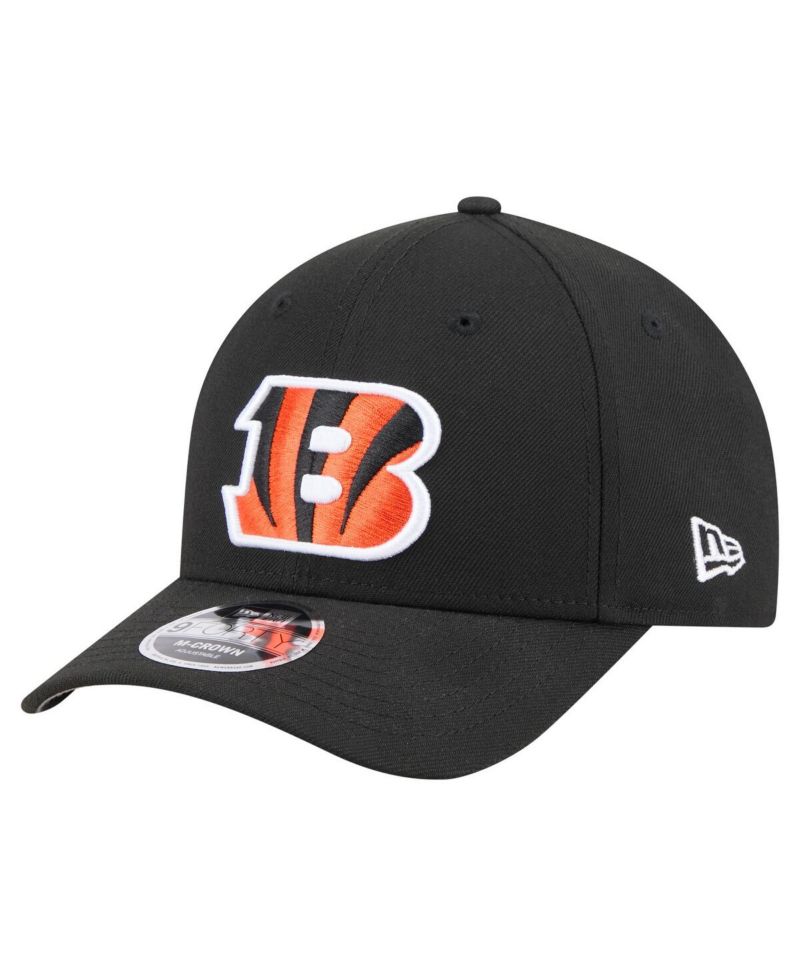 Men's Black Cincinnati Bengals Team Collection 9FORTY M-Crown Adjustable Hat