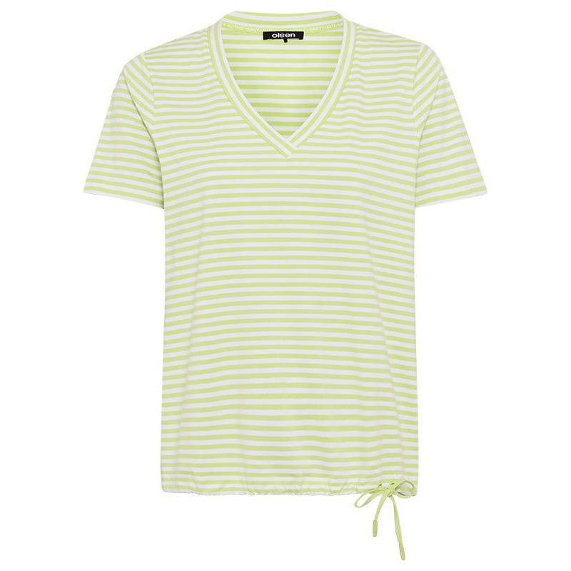 Women's Stripe V-Neck T-Shirt