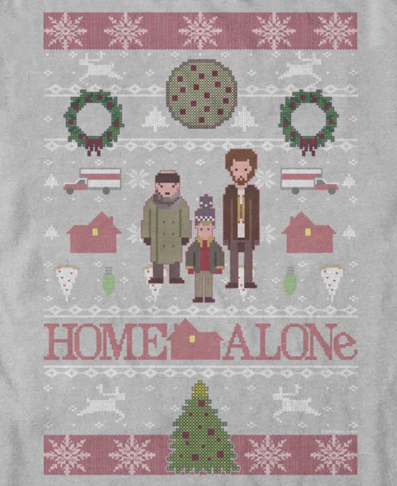 Men's Sweater Alone Graphic Holiday T-Shirt