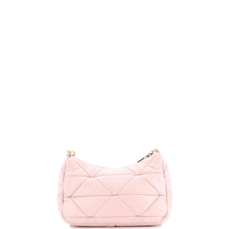 Small System Re-Edition Shoulder Bag Quilted Nappa Leather