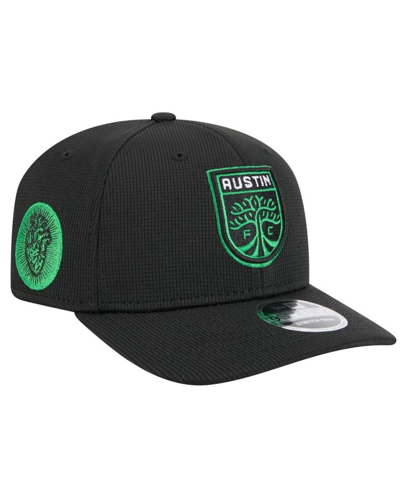 Men's Black Austin FC 2025 Jersey Hook 9SEVENTY Stretch-Snap Hat