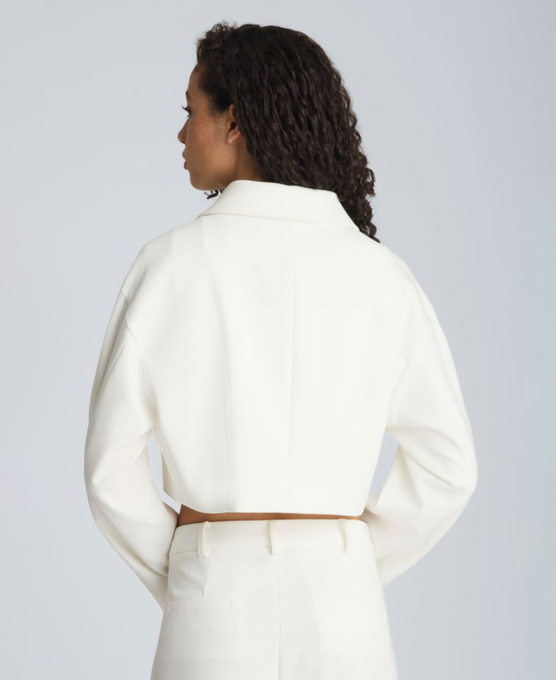 Women's Zip Sleeve Collared Jacket