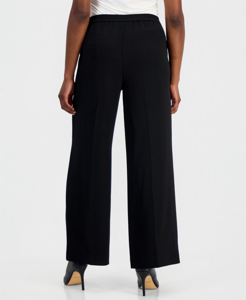 I.N.C. Petite High-Rise Wide-Leg Pants