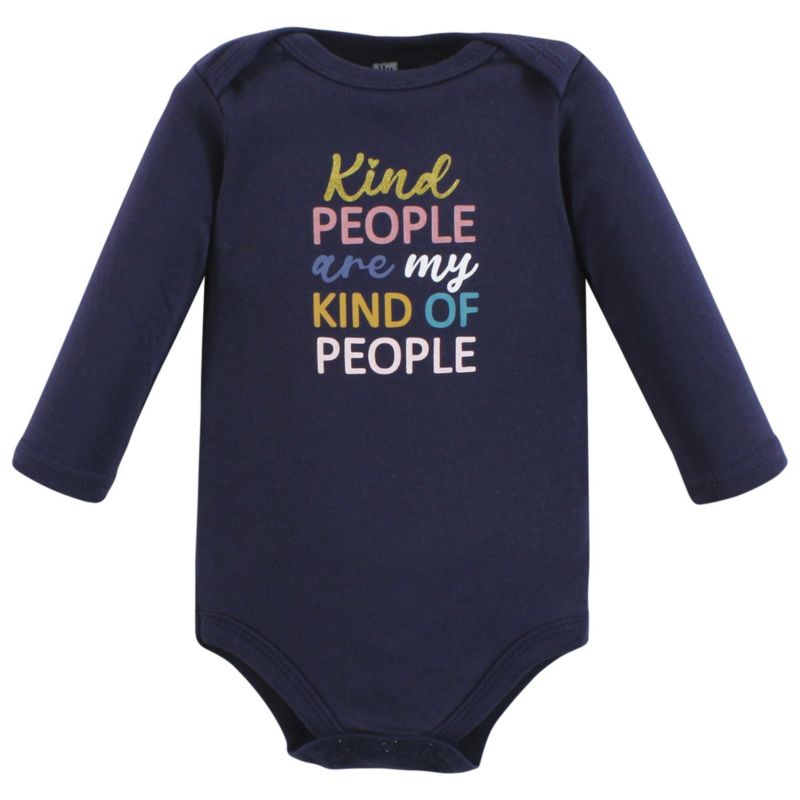 Baby Girls Hudson Cotton Long-Sleeve Bodysuits 7-Pack