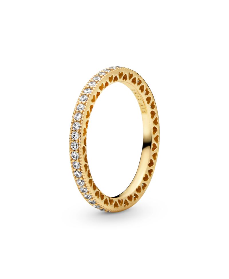 Cubic Zirconia Signature Sparkle Hearts Ring
