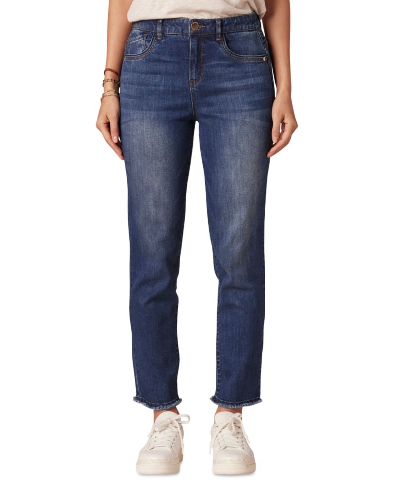Petite "Ab"solution High-Rise Slim Straight Jeans