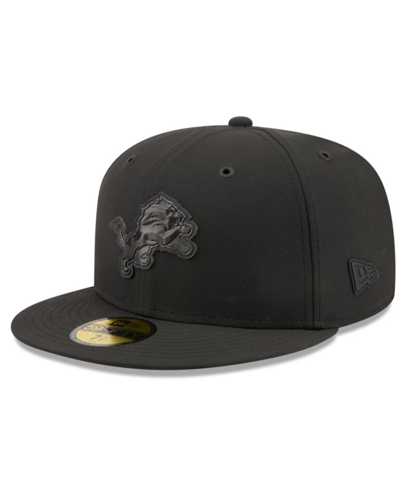 Men's Black Detroit Lions 2026 Sideline 59FIFTY Fitted Hat