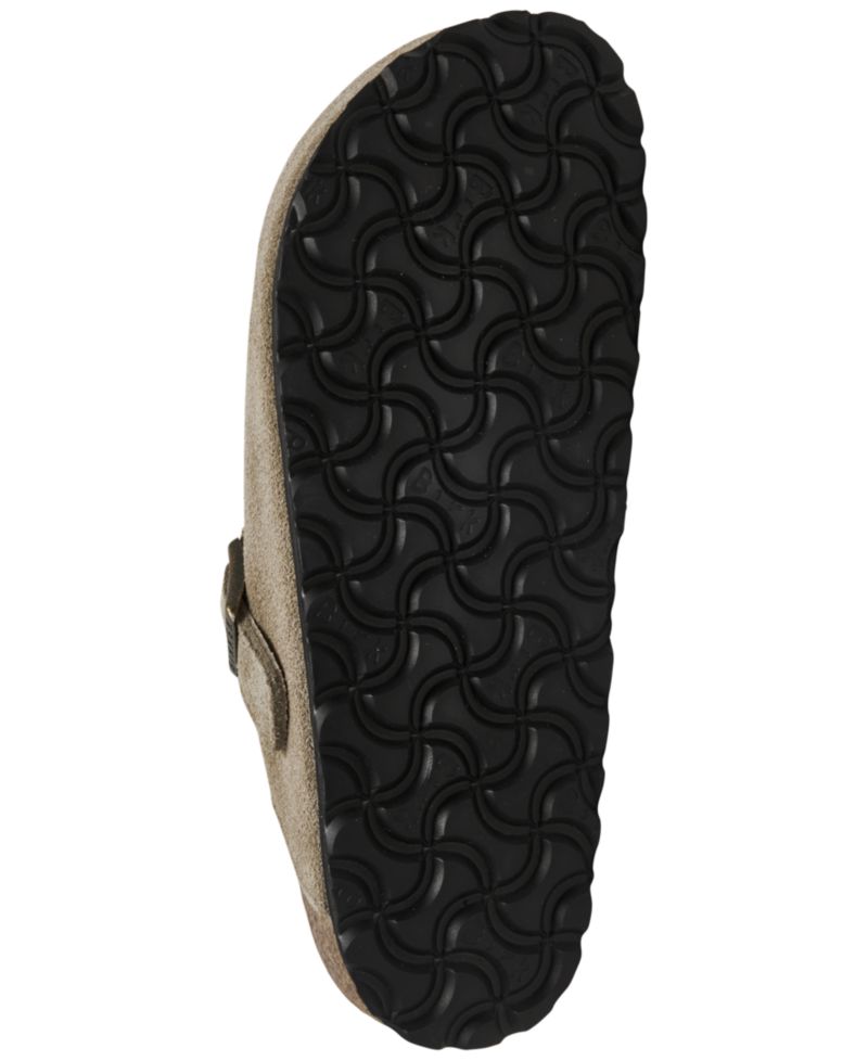 Women's Boston Shearling Suede Leather Clogs from Finish Line