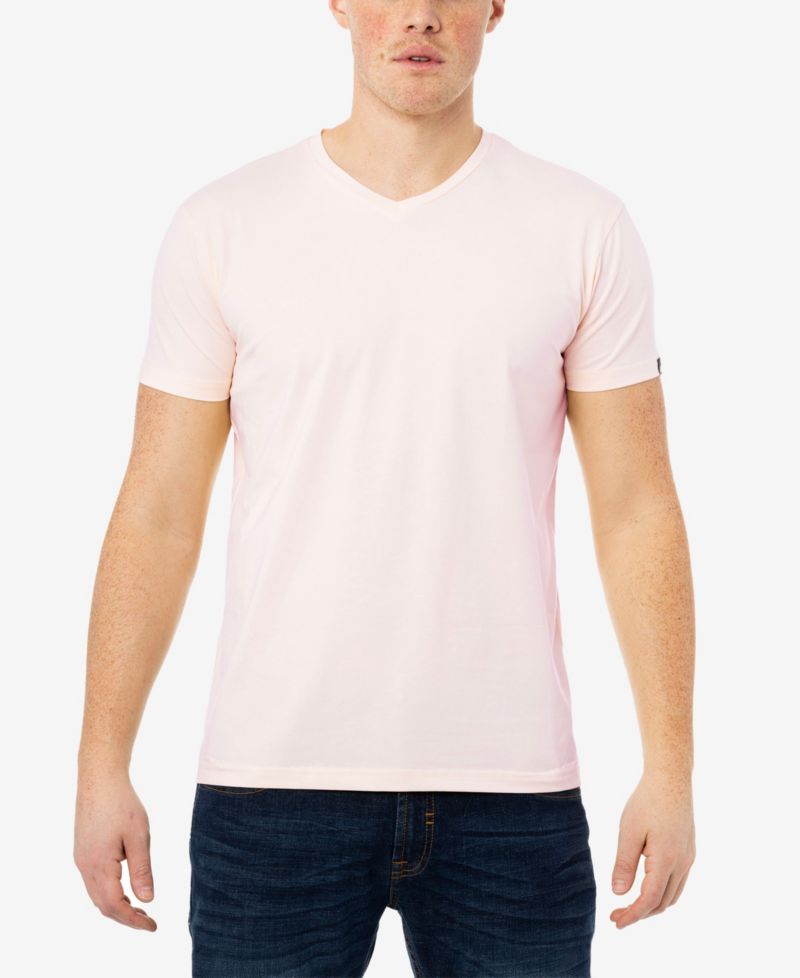 Men's Basic V-Neck Short Sleeve T-Shirt
