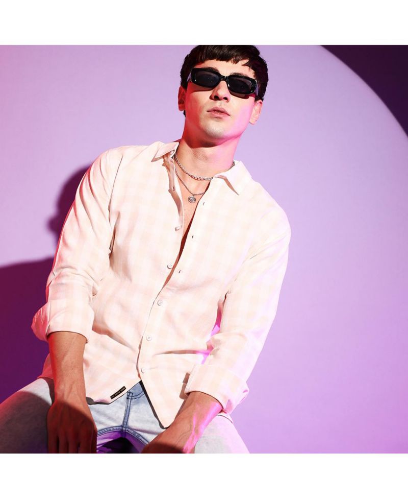 Men's Checkered Casual Shirt