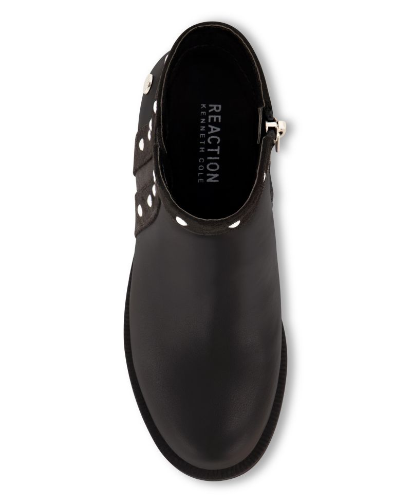 Little Girls Studded Ankle Heel Bootie