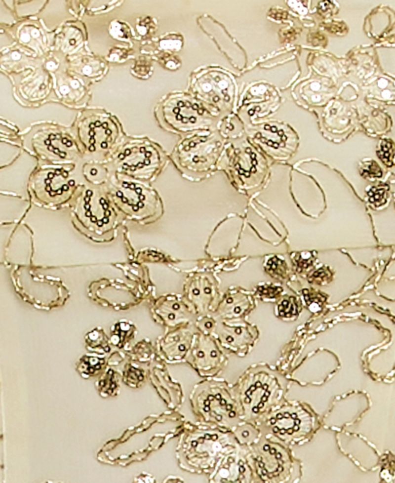 Juniors' Embellished Square Neck Tieback Mini Dress